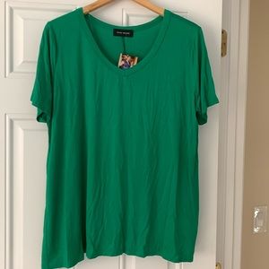 Green Botticelli V-neck Shirt